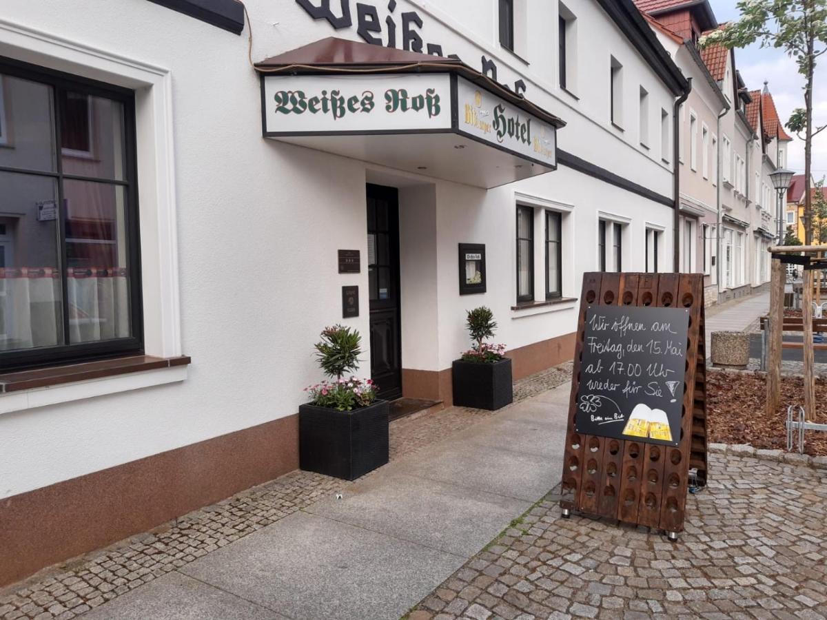 Hotel Weisses Ross Elsterwerda Exteriör bild